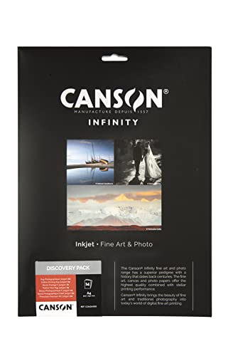 Canson Infinity Discovery Pack Photo Fotopapier, A4, 14 Blatt von Canson