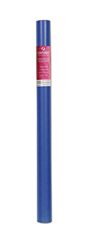 Canson Rouleaux Rollo de 10 papeles de seda 20 G/m² 0,5 x 5 m, color azul ultramar (bleu outremer) 0,5 x 5 m von Canson