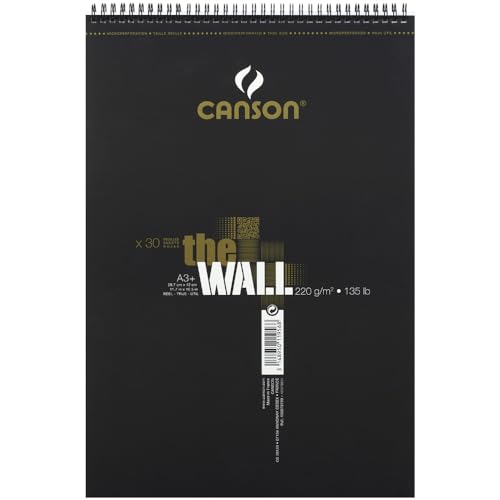 Canson The Wall Spiralalbum 30 Blatt extra glatt 220 g 42 x 29,7 cm von Canson