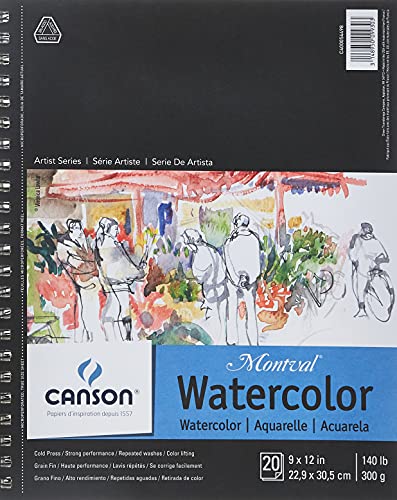 Canson Watercolor Pad 9 Zoll x 12 Zoll 20 Blatt von Canson