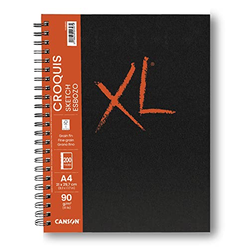 Canson XL Croquis Notizbuch A4 100 Blatt fein 90g Canson XL Croquis Notizbuch A4 100 Blatt fein 90g von Canson