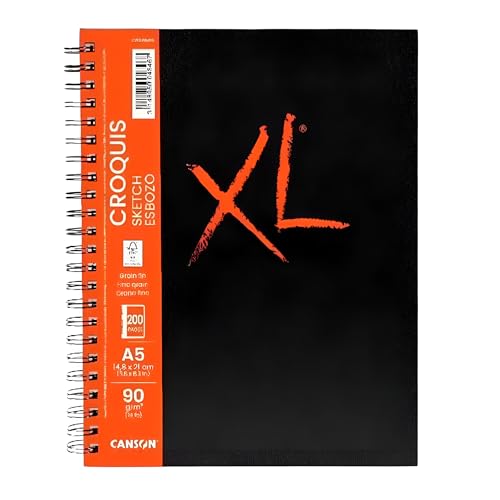 Canson XL Croquis Notizbuch A5 100 Blatt fein 90g von Canson