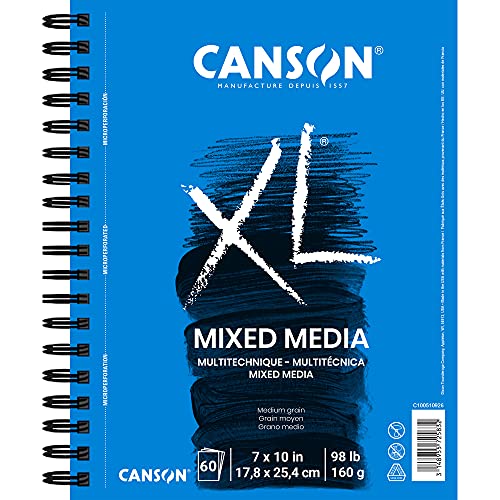 Canson XL Mix Media Zeichenblock für Mischtechnik, 0, 7" x 10" Canson XL Mix Media Zeichenblock für Mischtechnik, 0, 7" x 10" von Canson
