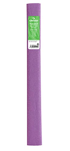 CANSON krebse Krepppapier-Rolle, 32 g/qm, Farbe: lila (10), pappe von Canson