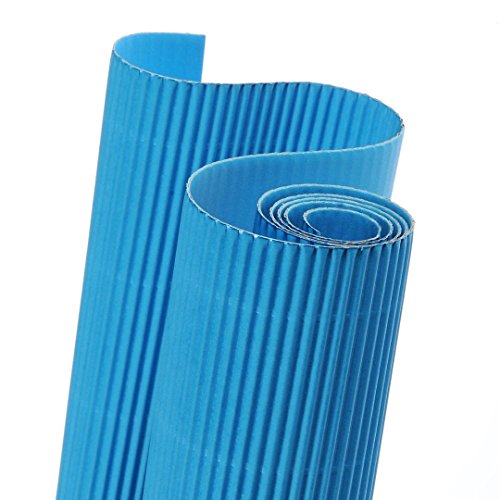 GUARRO CANSON 200992613 Rolle gewellte Pappe, 50 x 70 cm, blau/türkis von Canson