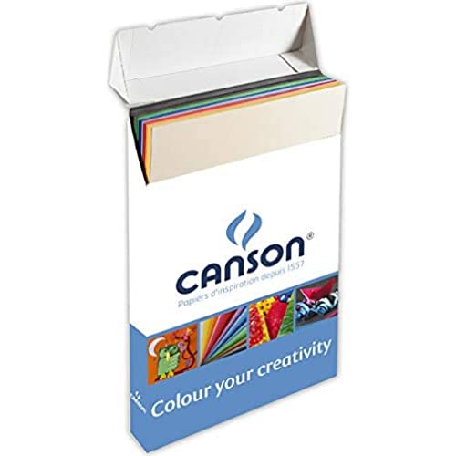 Hoja 50x70 (25) Canson Colorline Liso/Fino 220g Verde Abeto von Canson