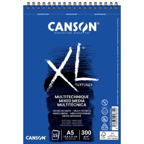 XL Mix Media Spiralblock DIN A5 15 Blatt 300g/m² XL Mix Media Spiralblock DIN A5 15 Blatt 300g/m² von Canson