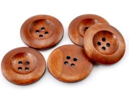 15 Stück edle Holzknöpfe 25mm rund 4 Löcher Knopf braun lasiert Knopf 4-Loch-Knöpfe Mantelknöpfe Jackenknöpfe Knöpfe zum Basteln Nähen Annähen Aufnähen 15 Stück edle Holzknöpfe 25mm rund 4 Löcher Knopf braun lasiert Knopf 4-Loch-Knöpfe Mantelknöpfe Jackenknöpfe Knöpfe zum Basteln Nähen Annähen Aufnähen von CansyY