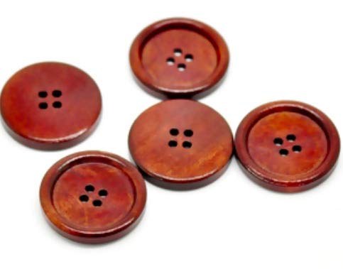 25 Knebelknöpfe Holz Braun, Holzknöpfe Knebel, Mantellknöpfe, ovale Knöpfe, 4 x 1,2 cm - 2 Löcher 25 Knebelknöpfe Holz Braun, Holzknöpfe Knebel, Mantellknöpfe, ovale Knöpfe, 4 x 1,2 cm - 2 Löcher von CansyY