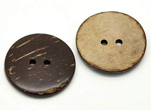30 Kokosnuss Knöpfe Zum Aufnähen - Ø 3cm - 2 Löcher - Braun Basteln Mantelknöpfe Zum Nähen Annähen Bastelknöpfe Runde 30mm 30 Kokosnuss Knöpfe Zum Aufnähen - Ø 3cm - 2 Löcher - Braun Basteln Mantelknöpfe Zum Nähen Annähen Bastelknöpfe Runde 30mm von CansyY
