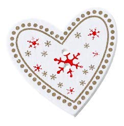 CansyY 30 Stück edle Holzknöpfe Herzform Herz 2-Loch 35mm Knopf weiß-rot Knöpfe Holzknöpfe zum annähen, nähen an Blusen Jacken Jackeknöpfe zum basteln Scrapbooking CansyY 30 Stück edle Holzknöpfe Herzform Herz 2-Loch 35mm Knopf weiß-rot Knöpfe Holzknöpfe zum annähen, nähen an Blusen Jacken Jackeknöpfe zum basteln Scrapbooking von CansyY
