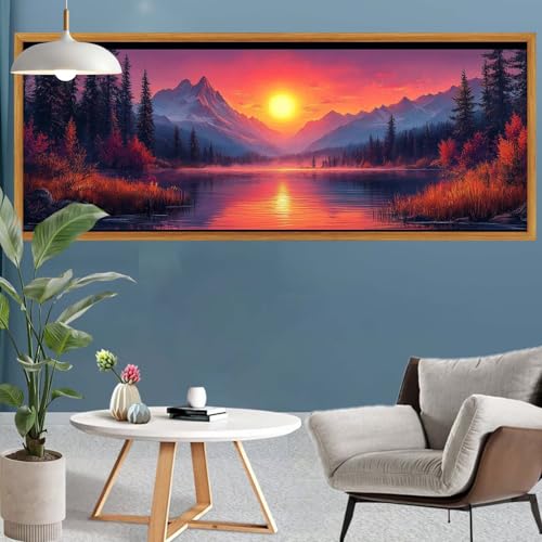 Diamond Painting Erwachsene Groß XXL Berg Diamant Painting Bilder Landschaft Bastelset Erwachsene Frauen,DIY 5D Diamond Art Crystal Strass Malerei Craft Set für Home Wand Decor,Leinwand 260x90cm S-660 Diamond Painting Erwachsene Groß XXL Berg Diamant Painting Bilder Landschaft Bastelset Erwachsene Frauen,DIY 5D Diamond Art Crystal Strass Malerei Craft Set für Home Wand Decor,Leinwand 260x90cm S-660 von Canuhkun