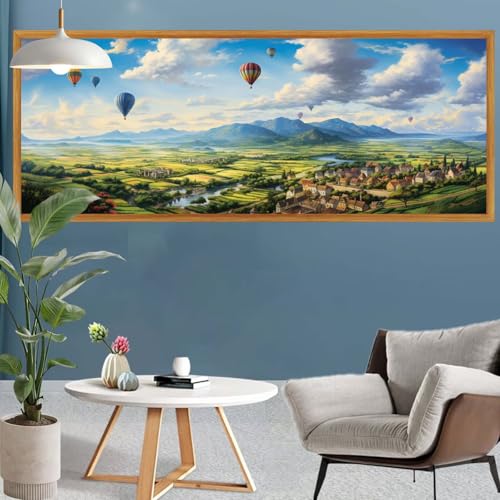 Diamond Painting Erwachsene Groß XXL Berg Diamant Painting Bilder Stadt Bastelset Erwachsene Frauen, DIY 5D Diamond Art Crystal Strass Malerei Craft Set für Home Wand Decor, Leinwand 260x90cm S-657 Diamond Painting Erwachsene Groß XXL Berg Diamant Painting Bilder Stadt Bastelset Erwachsene Frauen, DIY 5D Diamond Art Crystal Strass Malerei Craft Set für Home Wand Decor, Leinwand 260x90cm S-657 von Canuhkun
