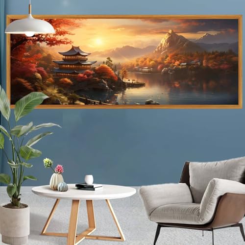 Diamond Painting Erwachsene Groß XXL Japan Diamant Painting Bilder Berg Bastelset Erwachsene, DIY 5D Diamond Art Crystal Strass Malerei Arts Craft Set für Home Wand Decor, Leinwand 300x100cm S-590 Diamond Painting Erwachsene Groß XXL Japan Diamant Painting Bilder Berg Bastelset Erwachsene, DIY 5D Diamond Art Crystal Strass Malerei Arts Craft Set für Home Wand Decor, Leinwand 300x100cm S-590 von Canuhkun