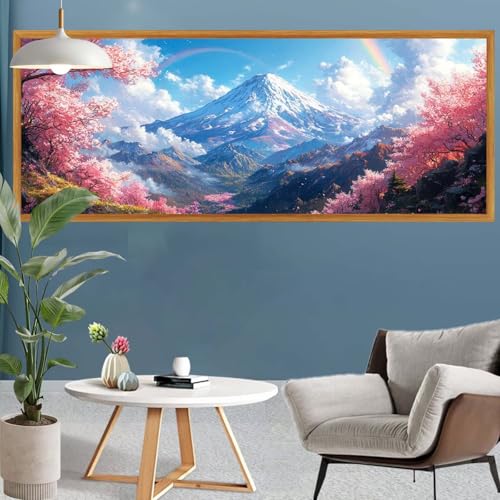 Diamond Painting Erwachsene Groß XXL Japan Diamant Painting Bilder Berg Bastelset Erwachsene Frauen, DIY 5D Diamond Art Crystal Strass Malerei Craft Set für Home Wand Decor, Leinwand 260x90cm S-592 Diamond Painting Erwachsene Groß XXL Japan Diamant Painting Bilder Berg Bastelset Erwachsene Frauen, DIY 5D Diamond Art Crystal Strass Malerei Craft Set für Home Wand Decor, Leinwand 260x90cm S-592 von Canuhkun