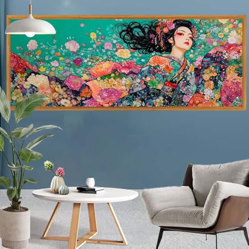 Diamond Painting Erwachsene Groß XXL Japan Diamant Painting Bilder Frau Bastelset Erwachsene Frauen, DIY 5D Diamond Art Crystal Strass Malerei Craft Set für Home Wand Decor, Leinwand 260x90cm S-588 Diamond Painting Erwachsene Groß XXL Japan Diamant Painting Bilder Frau Bastelset Erwachsene Frauen, DIY 5D Diamond Art Crystal Strass Malerei Craft Set für Home Wand Decor, Leinwand 260x90cm S-588 von Canuhkun
