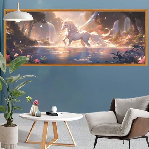 Diamond Painting Erwachsene Groß XXL Wald Diamant Painting Bilder Einhorn Bastelset Erwachsene, DIY 5D Diamond Art Crystal Strass Malerei Arts Craft Set für Home Wand Decor, Leinwand 260x90cm S-605 Diamond Painting Erwachsene Groß XXL Wald Diamant Painting Bilder Einhorn Bastelset Erwachsene, DIY 5D Diamond Art Crystal Strass Malerei Arts Craft Set für Home Wand Decor, Leinwand 260x90cm S-605 von Canuhkun