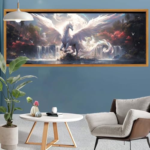 Diamond Painting Erwachsene Groß XXL Wald Diamant Painting Bilder Einhorn Bastelset Erwachsene Frauen, DIY 5D Diamond Art Crystal Strass Malerei Craft Set für Home Wand Decor, Leinwand 300x100cm S-607 Diamond Painting Erwachsene Groß XXL Wald Diamant Painting Bilder Einhorn Bastelset Erwachsene Frauen, DIY 5D Diamond Art Crystal Strass Malerei Craft Set für Home Wand Decor, Leinwand 300x100cm S-607 von Canuhkun