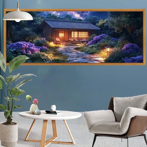 Diamond Painting Erwachsene Groß XXL Wald Diamant Painting Bilder Kabine Bastelset Erwachsene, DIY 5D Diamond Art Crystal Strass Malerei Arts Craft Set für Home Wand Decor, Leinwand 260x90cm S-649 Diamond Painting Erwachsene Groß XXL Wald Diamant Painting Bilder Kabine Bastelset Erwachsene, DIY 5D Diamond Art Crystal Strass Malerei Arts Craft Set für Home Wand Decor, Leinwand 260x90cm S-649 von Canuhkun