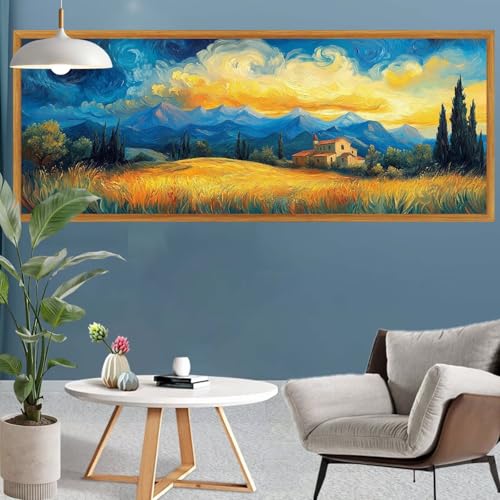 Diamond Painting Erwachsene Groß XXL Wald Diamant Painting Bilder Landschaft Bastelset Erwachsene, DIY 5D Diamond Art Crystal Strass Malerei Craft Set für Home Wand Decor, Leinwand 300x100cm S-628 Diamond Painting Erwachsene Groß XXL Wald Diamant Painting Bilder Landschaft Bastelset Erwachsene, DIY 5D Diamond Art Crystal Strass Malerei Craft Set für Home Wand Decor, Leinwand 300x100cm S-628 von Canuhkun