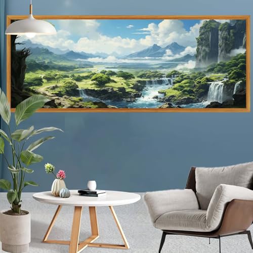 Diamond Painting Erwachsene Groß XXL Wald Diamant Painting Bilder Landschaft Bastelset Erwachsene Frauen,DIY 5D Diamond Art Crystal Strass Malerei Craft Set für Home Wand Decor,Leinwand 260x90cm S-624 Diamond Painting Erwachsene Groß XXL Wald Diamant Painting Bilder Landschaft Bastelset Erwachsene Frauen,DIY 5D Diamond Art Crystal Strass Malerei Craft Set für Home Wand Decor,Leinwand 260x90cm S-624 von Canuhkun