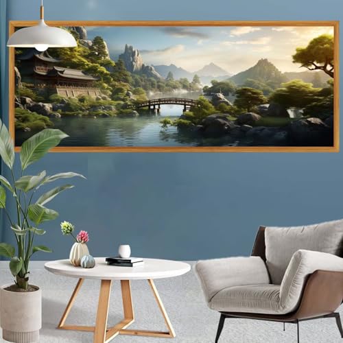 Diamond Painting Erwachsene Groß XXL Wald Diamant Painting Bilder Landschaft Bastelset Erwachsene Frauen,DIY 5D Diamond Art Crystal Strass Malerei Craft Set für Home Wand Decor,Leinwand 260x90cm S-610 Diamond Painting Erwachsene Groß XXL Wald Diamant Painting Bilder Landschaft Bastelset Erwachsene Frauen,DIY 5D Diamond Art Crystal Strass Malerei Craft Set für Home Wand Decor,Leinwand 260x90cm S-610 von Canuhkun