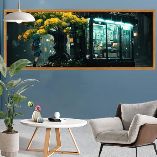 Diamond Painting Japan Diamond Painting Baum Erwachsene Kinder Anfänger Set, DIY 5D Full Rund Diamant Kunst Malerei Bastelset Erwachsene Frauen für Zimmer Deko Wohnzimmer Geschenke 45x130cm S-596 Diamond Painting Japan Diamond Painting Baum Erwachsene Kinder Anfänger Set, DIY 5D Full Rund Diamant Kunst Malerei Bastelset Erwachsene Frauen für Zimmer Deko Wohnzimmer Geschenke 45x130cm S-596 von Canuhkun