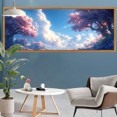 Diamond Painting Wald Diamond Painting Landschaft Erwachsene Kinder Anfänger Set, DIY 5D Full Rund Diamant Kunst Malerei Bastelset Erwachsene Frauen für Zimmer Deko Wohnzimmer Geschenke 30x90cm S-631 Diamond Painting Wald Diamond Painting Landschaft Erwachsene Kinder Anfänger Set, DIY 5D Full Rund Diamant Kunst Malerei Bastelset Erwachsene Frauen für Zimmer Deko Wohnzimmer Geschenke 30x90cm S-631 von Canuhkun