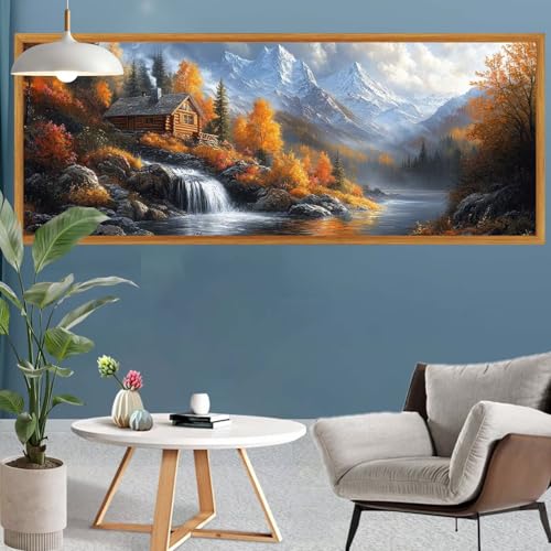 Diamond Painting Wald Diamond Painting Landschaft Erwachsene Kinder Anfänger Set, DIY 5D Full Rund Diamant Kunst Malerei Bastelset Erwachsene Frauen für Zimmer Deko Wohnzimmer Geschenke 45x130cm S-626 Diamond Painting Wald Diamond Painting Landschaft Erwachsene Kinder Anfänger Set, DIY 5D Full Rund Diamant Kunst Malerei Bastelset Erwachsene Frauen für Zimmer Deko Wohnzimmer Geschenke 45x130cm S-626 von Canuhkun