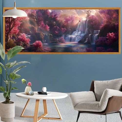 Diamond Painting Wald Diamond Painting Landschaft Erwachsene Kinder Anfänger Set, DIY 5D Full Rund Diamant Kunst Malerei Bastelset Erwachsene Frauen für Zimmer Deko Wohnzimmer Geschenke 50x150cm S-632 Diamond Painting Wald Diamond Painting Landschaft Erwachsene Kinder Anfänger Set, DIY 5D Full Rund Diamant Kunst Malerei Bastelset Erwachsene Frauen für Zimmer Deko Wohnzimmer Geschenke 50x150cm S-632 von Canuhkun