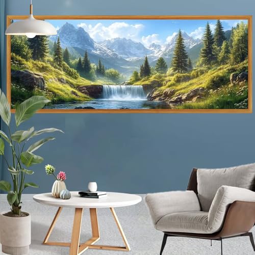 Diamond Painting Wald Diamond Painting Landschaft Erwachsene Kinder Anfänger Set, DIY 5D Full Rund Diamant Kunst Malerei Bastelset Erwachsene Frauen für Zimmer Deko Wohnzimmer Geschenke 55x165cm S-623 Diamond Painting Wald Diamond Painting Landschaft Erwachsene Kinder Anfänger Set, DIY 5D Full Rund Diamant Kunst Malerei Bastelset Erwachsene Frauen für Zimmer Deko Wohnzimmer Geschenke 55x165cm S-623 von Canuhkun