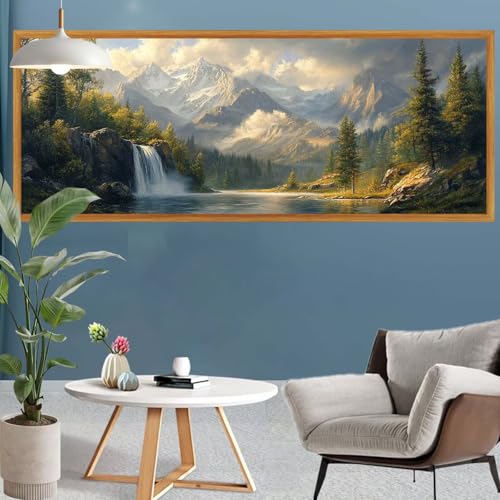 Wald Diamond Painting XXL 60x20cm Berg Diamant Painting Bilder DIY 5D Full Drill Diamond Art Leinwand Malen nach Zahlen Erwachsene Bastelset, Kreatives für Mädchen Geschenke, Wanddeko Aesthetic S-641 Wald Diamond Painting XXL 60x20cm Berg Diamant Painting Bilder DIY 5D Full Drill Diamond Art Leinwand Malen nach Zahlen Erwachsene Bastelset, Kreatives für Mädchen Geschenke, Wanddeko Aesthetic S-641 von Canuhkun