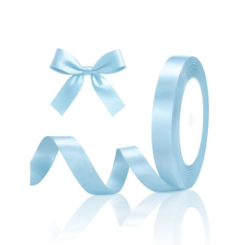 Canvas Trend Multifunktionale Bänder, 2 cm breit und 22 m lang, mehrfarbiges Band für Geschenkverpackungen, Basteln, Blumensträuße, Party-Dekoration (blau) von Canvas Trend