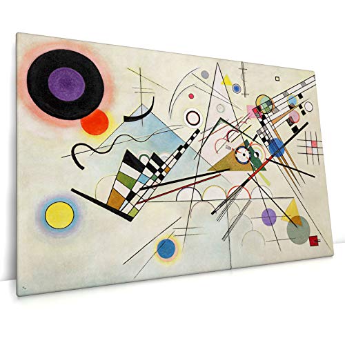 Komposition VIII 8 Wassily Kandinsky - Leinwand Bild, Wandbild, Kunst Druck (120 x 80 cm, Leinwand auf Keilrahmen, Komposition VIII) von CanvasArts