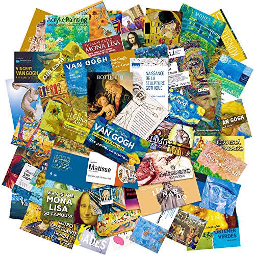 50 Stück Künstlerischer Stempel Vintage Aufkleber, ästhetische Aufkleber für Wasserflasche, Laptop, Scrapbook, Tagebuch, wasserdichte Vinyl Aufkleber für Erwachsene und Jugendliche 50 Stück Künstlerischer Stempel Vintage Aufkleber, ästhetische Aufkleber für Wasserflasche, Laptop, Scrapbook, Tagebuch, wasserdichte Vinyl Aufkleber für Erwachsene und Jugendliche von Canverlens