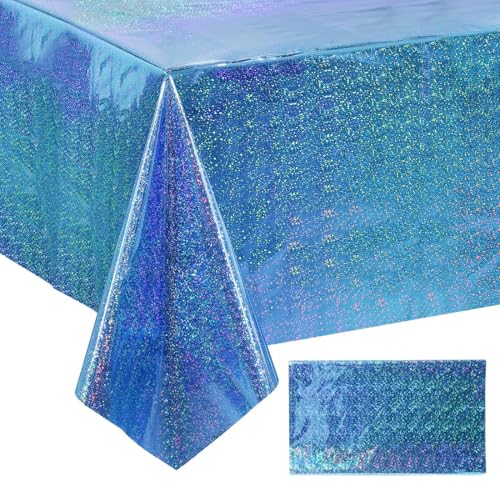 1 Stück Blau Glitzer Tischdecke Geburtstag,Kindergeburtstag Tischdecke,Geburtstagsdeko Mädchen,Meerjungfrau Party Dekorationen 1 Stück Blau Glitzer Tischdecke Geburtstag,Kindergeburtstag Tischdecke,Geburtstagsdeko Mädchen,Meerjungfrau Party Dekorationen von Capaneus