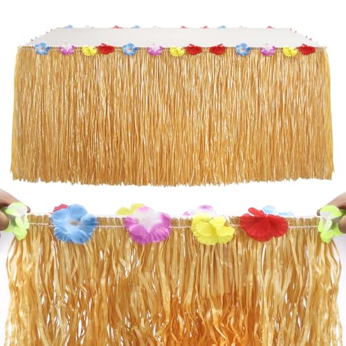 275cmx75cm Hawaii Party Tischdecke,Hawaii Tischröcke,Hawaii Deko,Luau Tischdeko Partyartikel,Hawaiian Grass Table Skirt,Sommerparty Deko 275cmx75cm Hawaii Party Tischdecke,Hawaii Tischröcke,Hawaii Deko,Luau Tischdeko Partyartikel,Hawaiian Grass Table Skirt,Sommerparty Deko von Capaneus