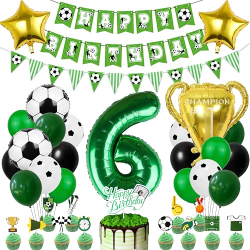 Fußball Luftballon Geburtstag, Geburtstagsdeko Jungen, Grün Deko für Fussball Party Kindergeburtstag Fußball Luftballon Geburtstag, Geburtstagsdeko Jungen, Grün Deko für Fussball Party Kindergeburtstag von Capaneus