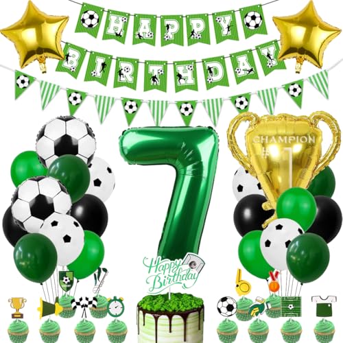 Fußball Luftballon Geburtstag, Geburtstagsdeko Jungen, Grün Deko für Fussball Party Kindergeburtstag Fußball Luftballon Geburtstag, Geburtstagsdeko Jungen, Grün Deko für Fussball Party Kindergeburtstag von Capaneus