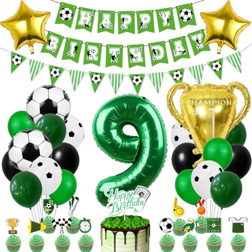 Fußball Luftballon Geburtstag, Geburtstagsdeko Jungen, Grün Deko für Fussball Party Kindergeburtstag Fußball Luftballon Geburtstag, Geburtstagsdeko Jungen, Grün Deko für Fussball Party Kindergeburtstag von Capaneus