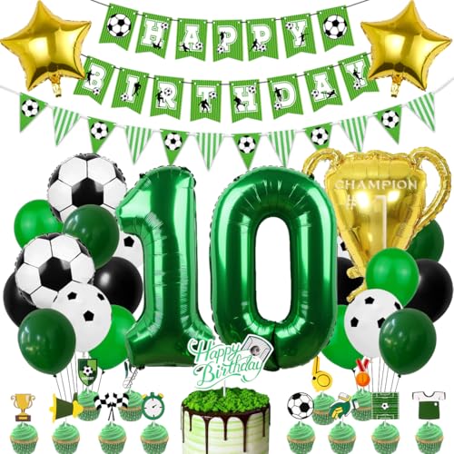 Fußball Luftballon Geburtstag, Geburtstagsdeko Jungen, Grün Deko für Fussball Party Kindergeburtstag Fußball Luftballon Geburtstag, Geburtstagsdeko Jungen, Grün Deko für Fussball Party Kindergeburtstag von Capaneus