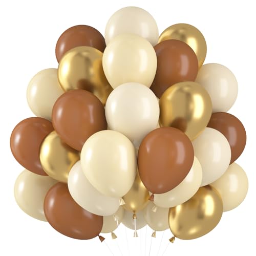 Luftballons Beige Braune, 60 Stück Ballons Braun Weiß Gold, Beige Braun Luftballons Hochzeit Set, Aprikose Braun Sand Weiß Helium Balloons für Geburtstag Babyparty Hochzeitsdeko Luftballons Beige Braune, 60 Stück Ballons Braun Weiß Gold, Beige Braun Luftballons Hochzeit Set, Aprikose Braun Sand Weiß Helium Balloons für Geburtstag Babyparty Hochzeitsdeko von Capaneus