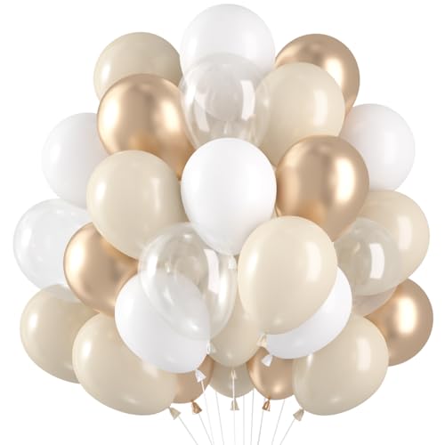 Luftballons Beige Weiß, 60 Stück Ballons Beige Sandweißer Champagner Gold, Beige Luftballons Hochzeit Set, Luftballons Beige Gold, Weißsand Klar Helium Ballon für Geburtstag Babyparty Hochzeitsdeko Luftballons Beige Weiß, 60 Stück Ballons Beige Sandweißer Champagner Gold, Beige Luftballons Hochzeit Set, Luftballons Beige Gold, Weißsand Klar Helium Ballon für Geburtstag Babyparty Hochzeitsdeko von Capaneus