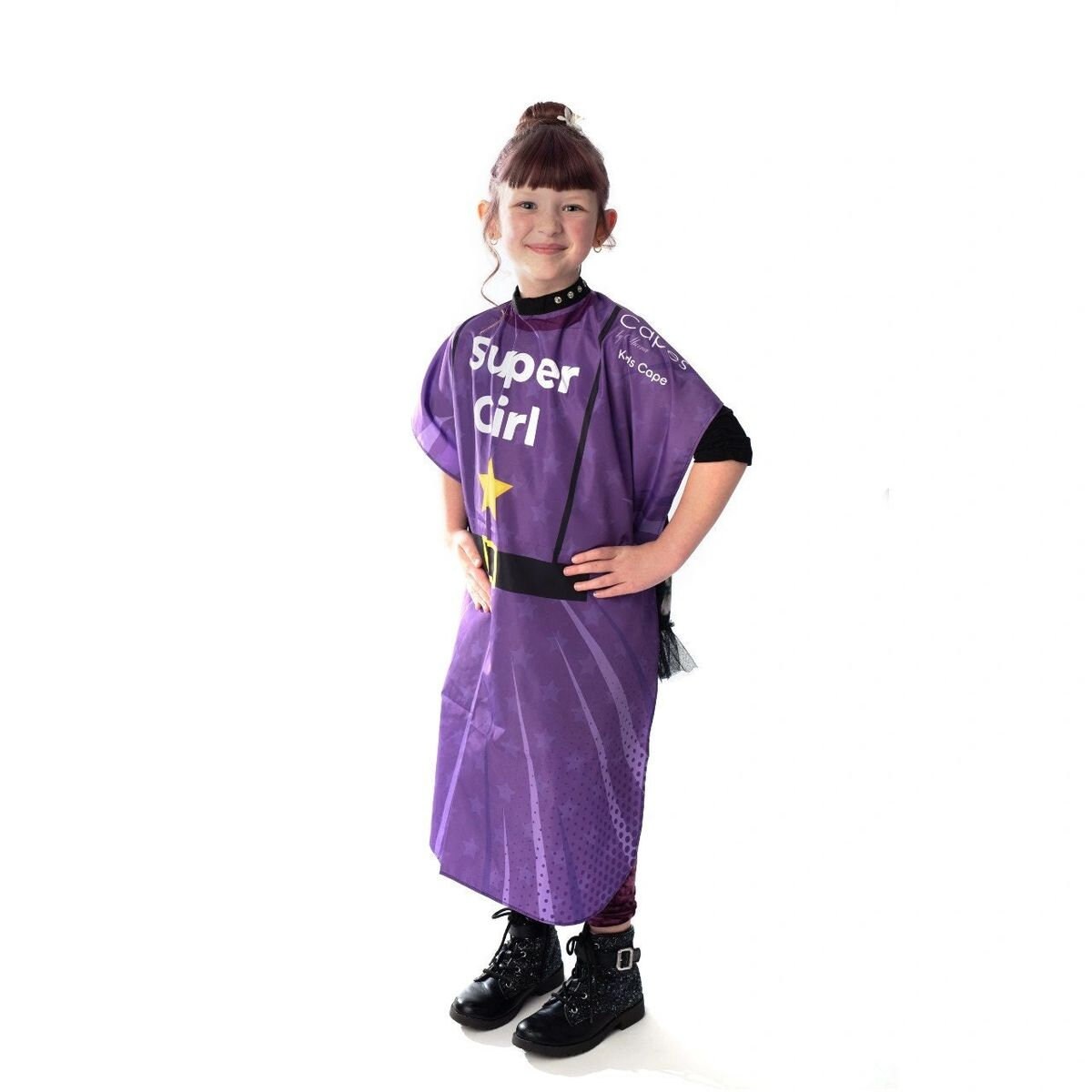 "Kleine Wasserdichte Haircut ""Dress Up"" Capes - Super Girl." von CapeandApronApparels