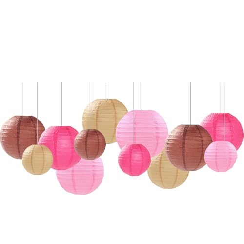 Capesaro Rosa Braun Papier Laternen dekorative 12pcs Party hängende Dekorationen für Western Cowgirl Party Geburtstag Retro Rodeo Party Zubehör für Mädchen Baby Dusche Western Zimmer Dekoration Capesaro Rosa Braun Papier Laternen dekorative 12pcs Party hängende Dekorationen für Western Cowgirl Party Geburtstag Retro Rodeo Party Zubehör für Mädchen Baby Dusche Western Zimmer Dekoration von Capesaro
