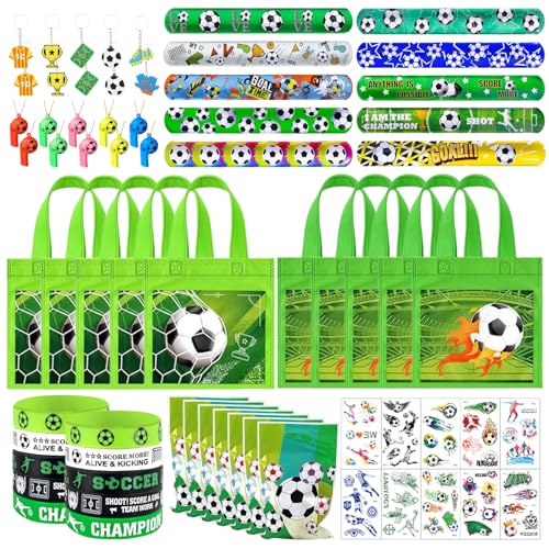 Fußball Party Mitgebsel Kinder, 70 Stück Fussball Mitgebsel Kindergeburtstag, Schlüsselanhänger, Fußball Tattoos, Armband Trillerpfeife, Süßigkeitentüte, Fussball Give Aways, Fussball Geschenke Jungen Fußball Party Mitgebsel Kinder, 70 Stück Fussball Mitgebsel Kindergeburtstag, Schlüsselanhänger, Fußball Tattoos, Armband Trillerpfeife, Süßigkeitentüte, Fussball Give Aways, Fussball Geschenke Jungen von Capgoost