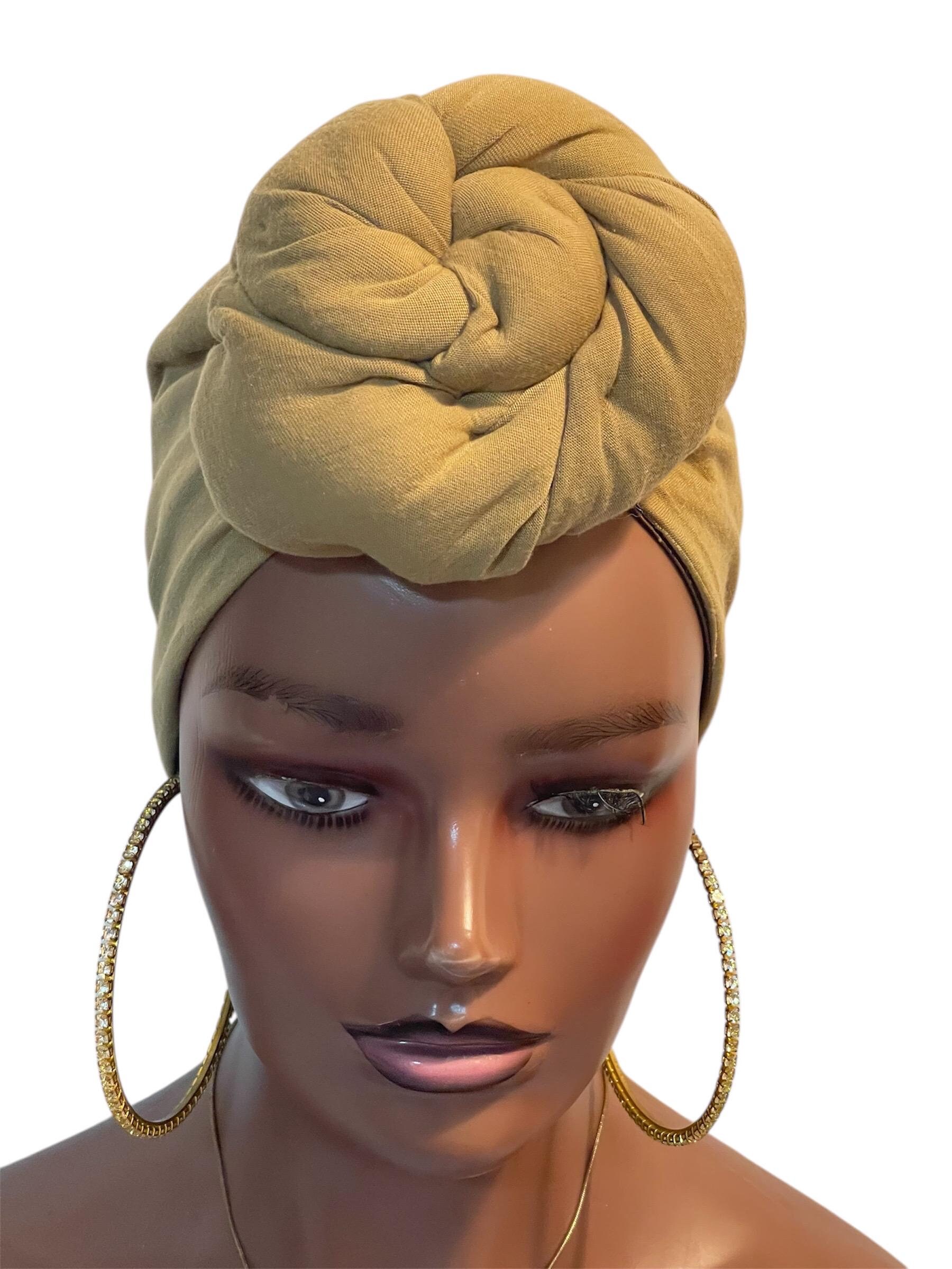 Luxuriöser Pre-Tied Turban, Head Wraps, Alopecia Wrap, Kopfwrap, Full Coverage Headwrap, Geschenk Für Frau Und Mutter Luxuriöser Pre-Tied Turban, Head Wraps, Alopecia Wrap, Kopfwrap, Full Coverage Headwrap, Geschenk Für Frau Und Mutter von CaphyBeauties