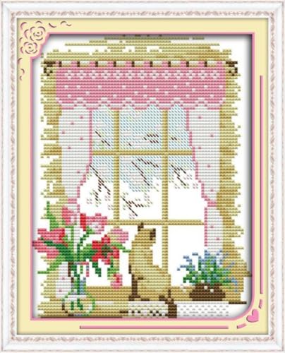 captaincrafts neuen Kreuzstich Kits Mustern Stickpackung – Der Frühling der Jahreszeit Außerhalb der Fenster STAMPED captaincrafts neuen Kreuzstich Kits Mustern Stickpackung – Der Frühling der Jahreszeit Außerhalb der Fenster STAMPED von CaptainCrafts