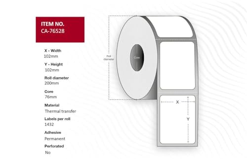 Capture Label 102 x 102 mm, Core 76 mm von Capture