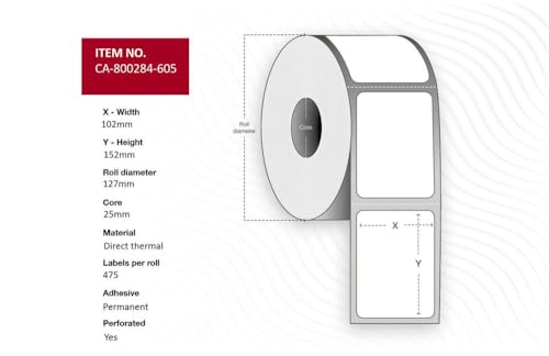 Capture Label 102 x 152 mm Adressenrollen, Kern 25 mm Capture Label 102 x 152 mm Adressenrollen, Kern 25 mm von Capture